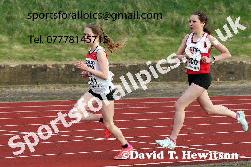 1500 metres, North East Grand Prix No. 1, Monkton on Wednesday, April 28th, 2021. Photo: David T. Hewitson/Sports for All Pics